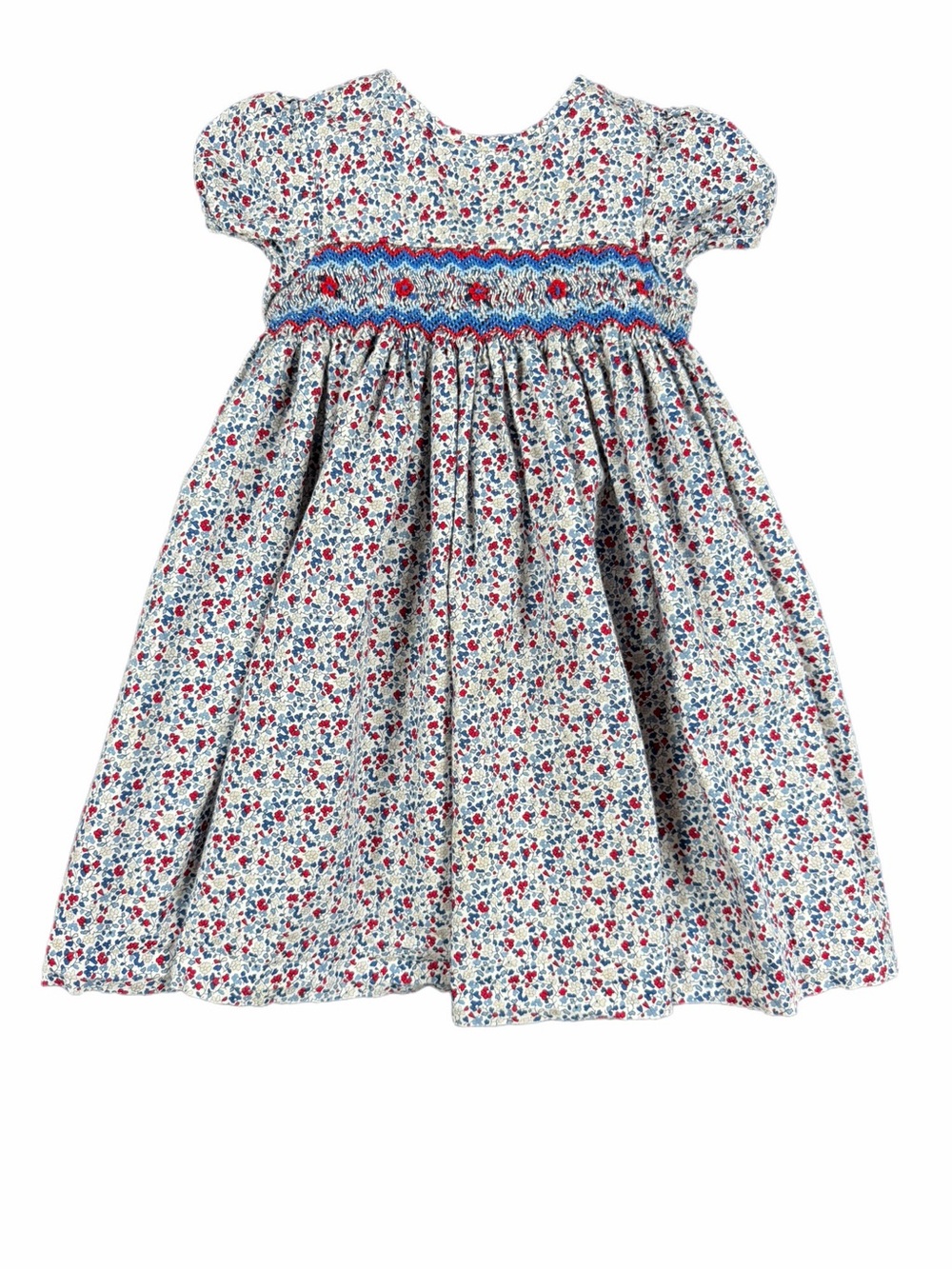 EDGEHILL COLLECTION Floral Smocked Dress - 18M